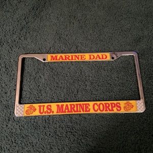 US Marine License Plate Cover